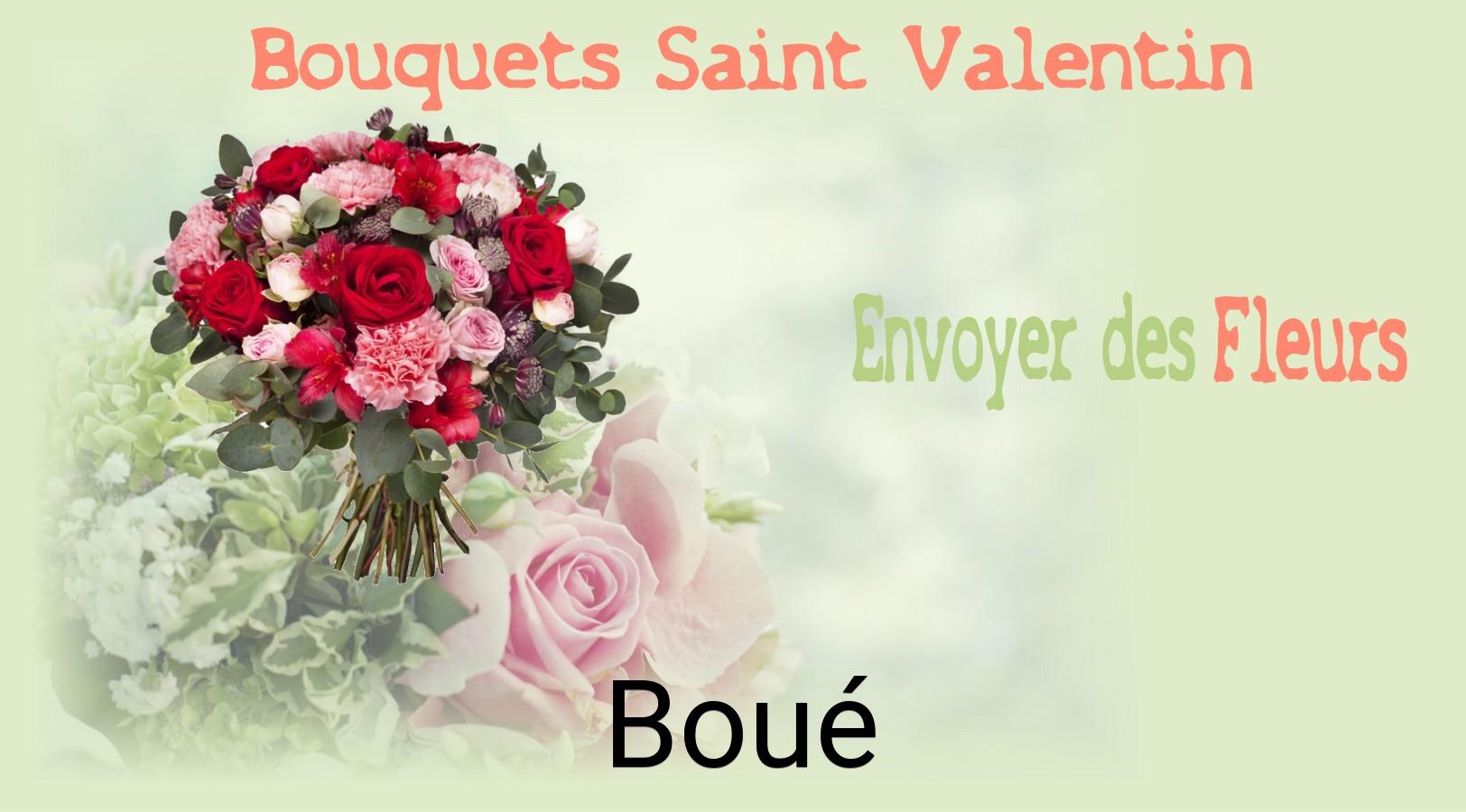 Roses de Saint-Valentin livrées à Boué